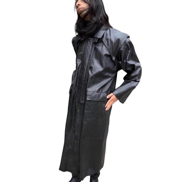 HELLRAISER Vintage Leather Trench coat